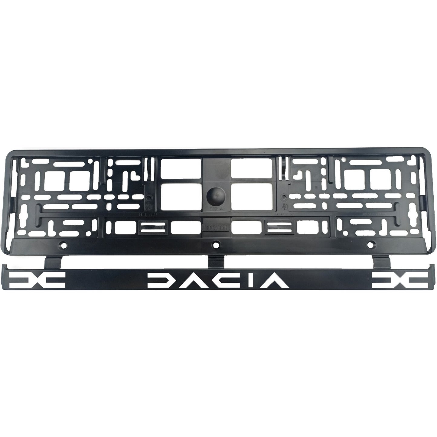 Set 2 bucati, suport numar inmatriculare Dacia II