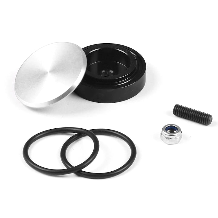 Dop anulare stergator luneta din aluminiu, universal, Argintiu