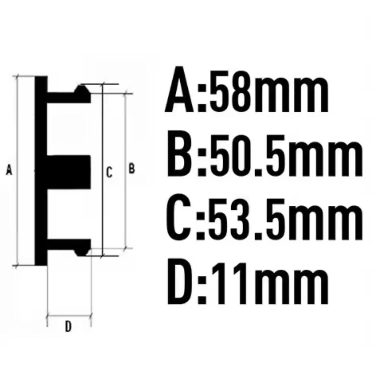 Set 4 capace roti 58mm exterior, 50, 5mm interior Peugeot argintiu compatibil/inlocuitor janta aliaj