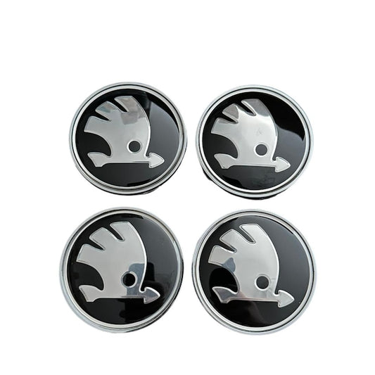 Set 4 capace roti 68mm Skoda compatibil/inlocuitor janta aliaj