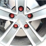 Capace prezoane, pe 17 mm inclusiv cheie de scos capacele, set 20buc rosii