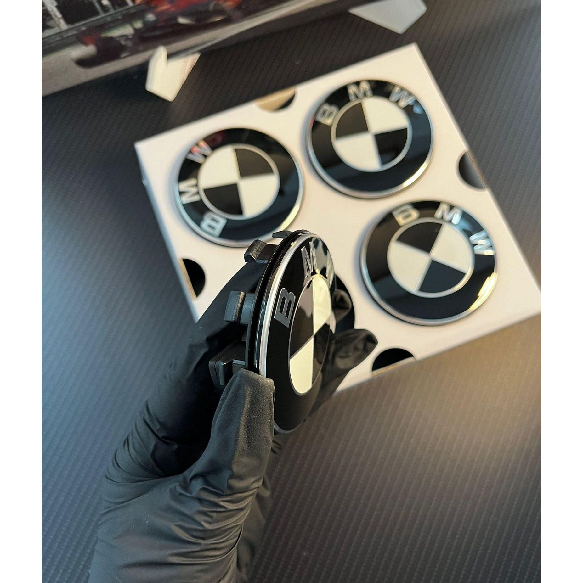 Set 2 Suporti numar inmatriculare BMW Performance