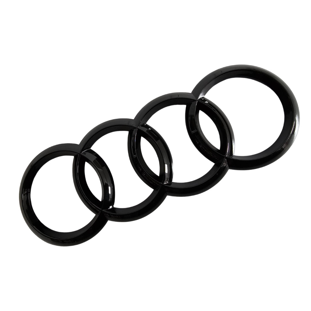 Emblema Logo Audi Negru Spate