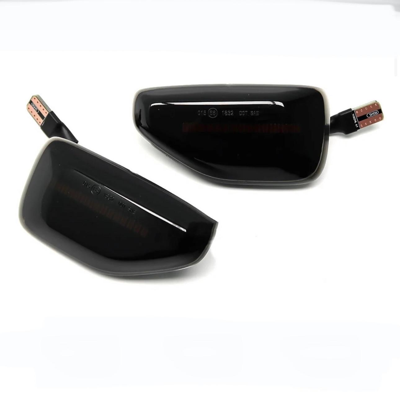 Set 2 x Semnalizare Dinamica Secventiala aripa LED compatibil Dacia Logan II, Logan MCV II, Sandero, Sandero Stepway II, Duster II