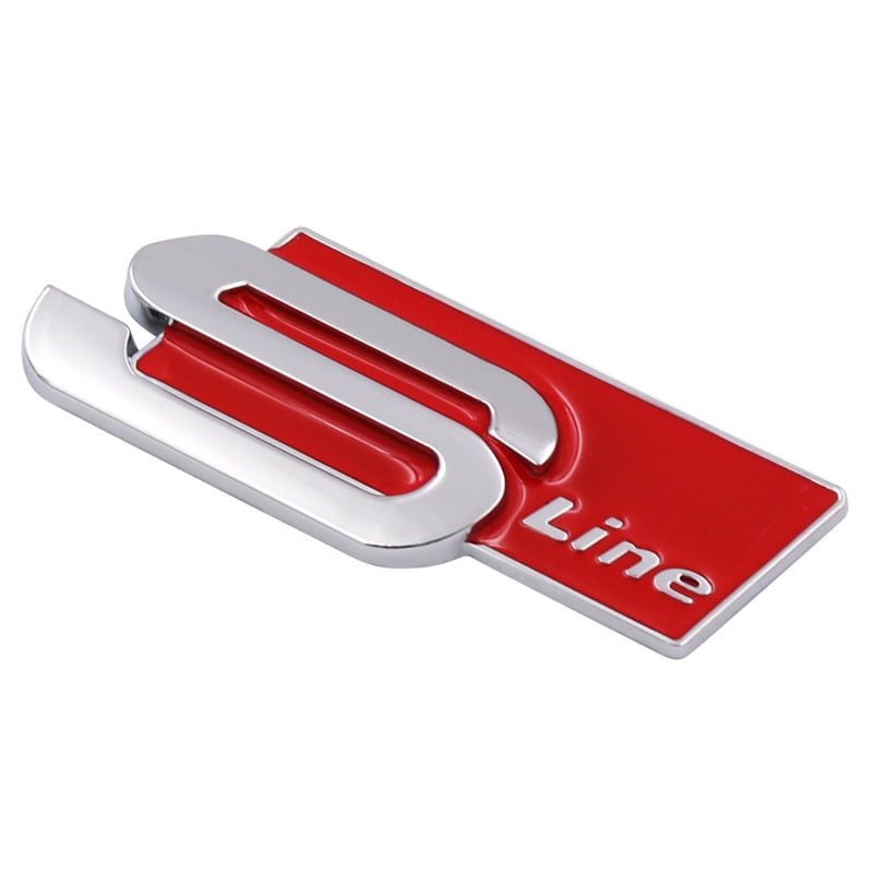 Emblema Sline, pentru spate portbagaj Audi