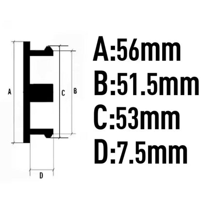 Set 4 capace roti 56mm Audi S line compatibil/inlocuitor janta aliaj