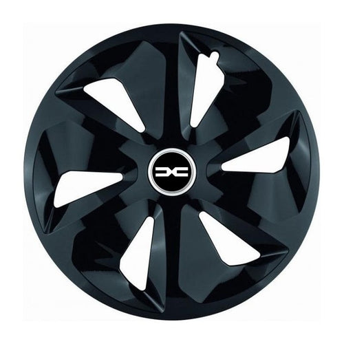 Set 4 Capace Roti Roco Negru R14, pentru Dacia Nou, model roco negru