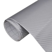 Rola Folie carbon auto 3D, 1.27 x 30 M , Argintiu