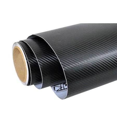 Rola Folie Carbon Auto 3D, Dimensiune 1.27x10m, Culoare Negru