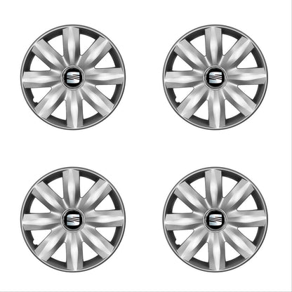 Set 4 capace roti potrivite jantelor de 14 inch compatibile Seat, Model - 221