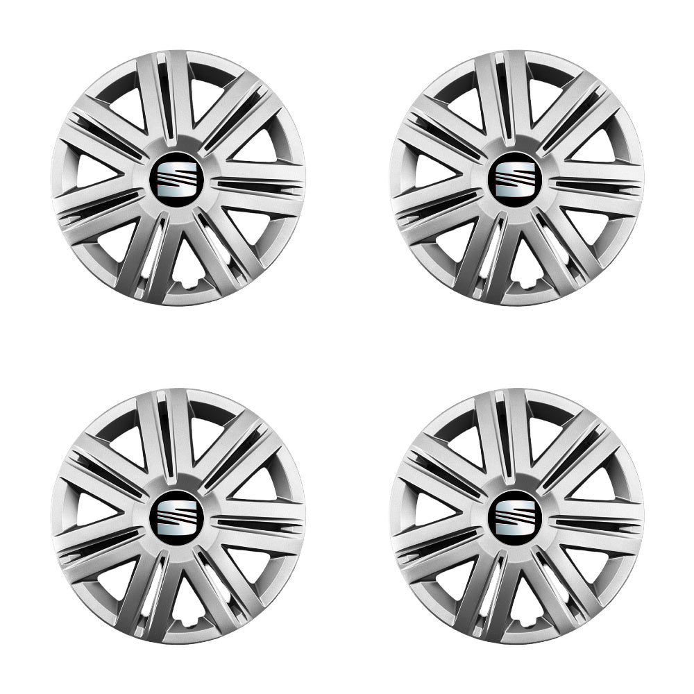 Set 4 capace roti potrivite jantelor de 14 inch compatibile Seat, Model - 203