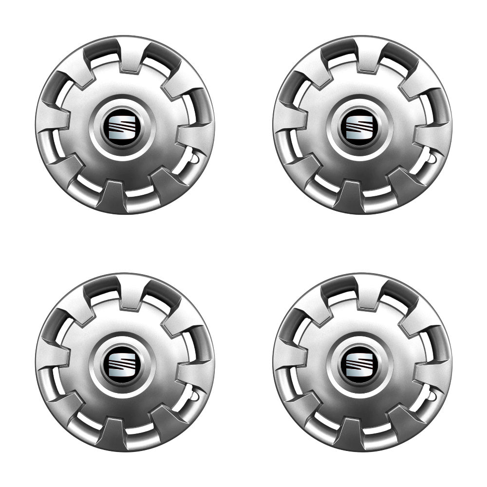 Set 4 capace roti 14 inchi (R14) compatibile SEAT Leon, Altea, Alhambra, Ibiza, Cordoba, Exeo Model - 206