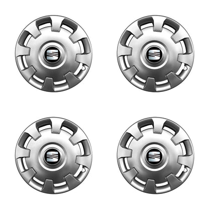 Set 4 capace roti 14 inchi (R14) compatibile SEAT Leon, Altea, Alhambra, Ibiza, Cordoba, Exeo Model - 206