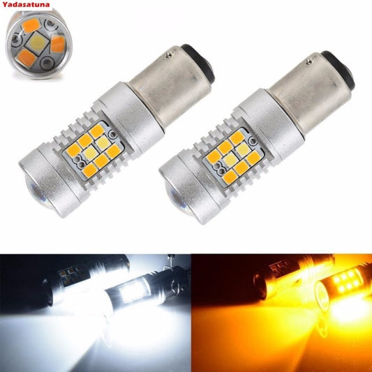 Set 2 becuri auto 1157/P21/5W-28 Smd 12-28 V- CAN BUS