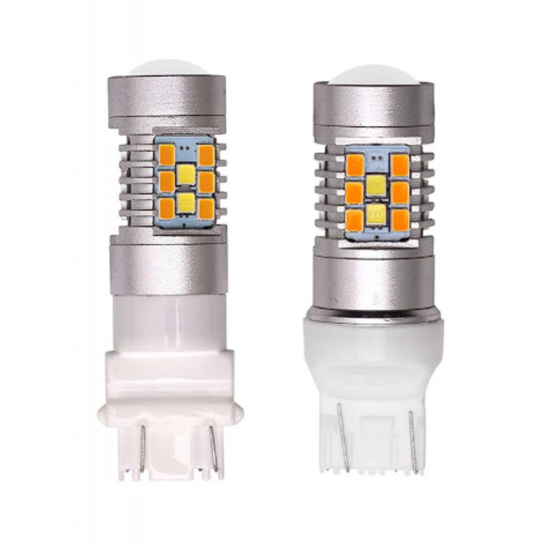 Set 2 becuri auto 7443/T20- 28 SMD
