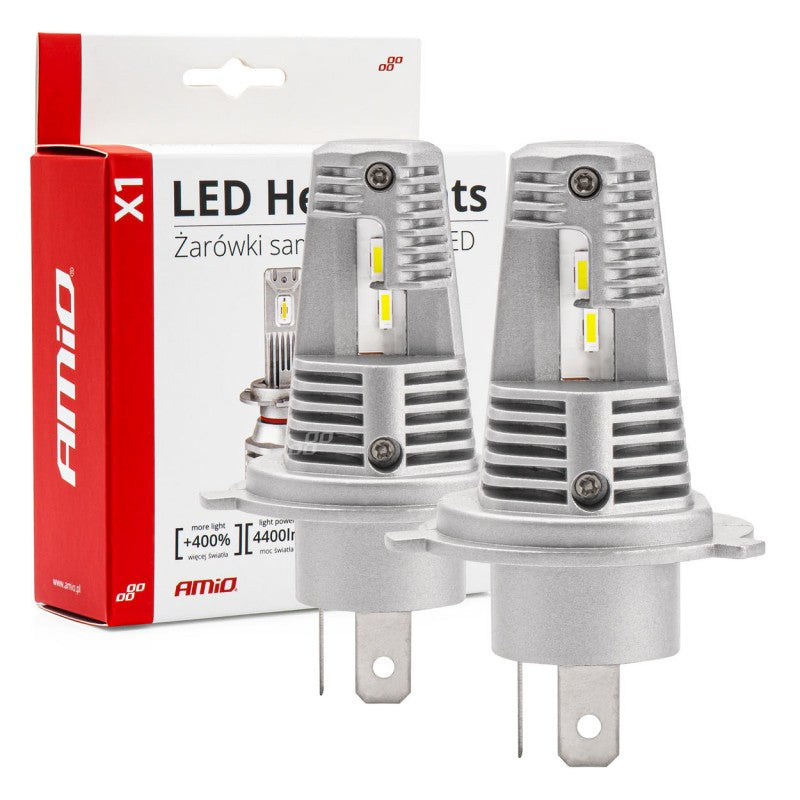 SET 2 BECURI AUTO, H4, X1, cu Led