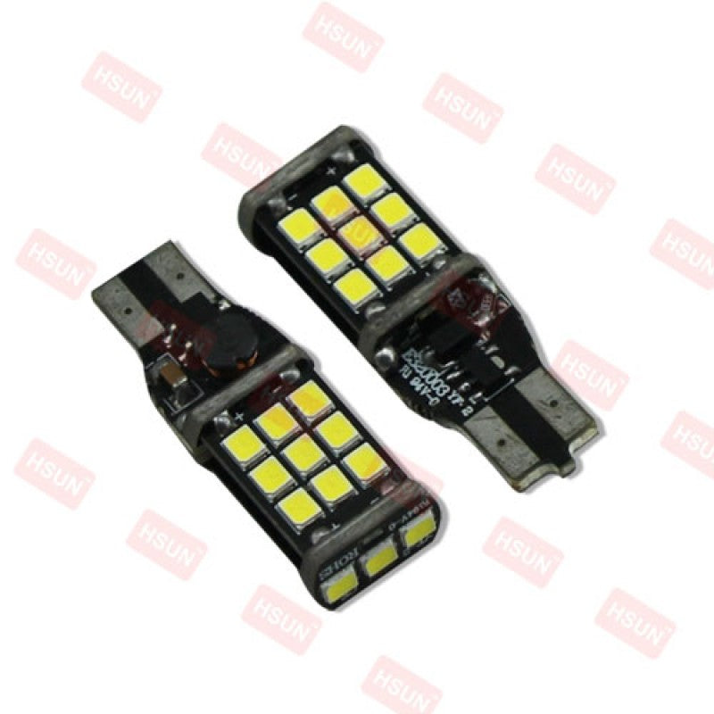 Set 2 Becuri LED Auto T15-2835-21 SMD CANBUS 12-24V – Lumină Albă