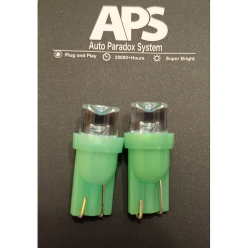 Set 2 becuri auto W5W/ T10- 1 Smd verde