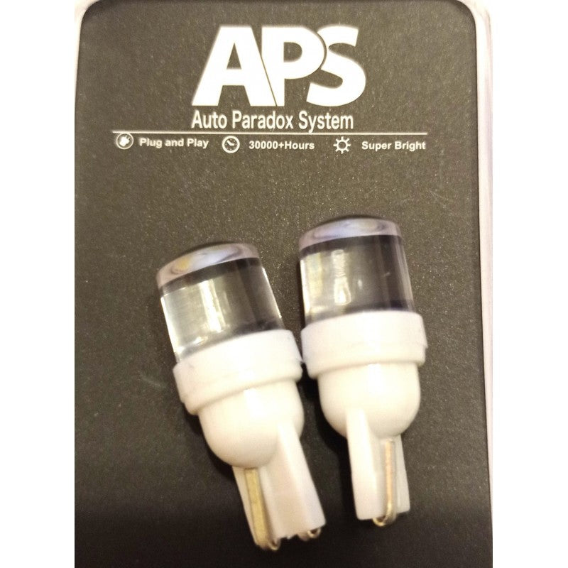 Set 2 becuri auto W5W/ T10 - 12V Alb