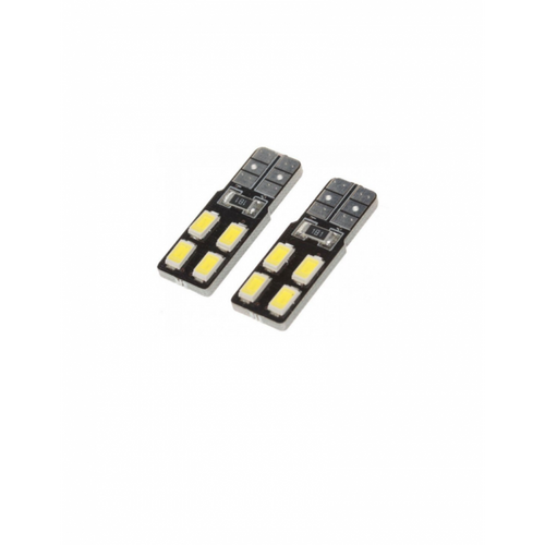 Set 2 becuri auto W5W/ T10 -4 SMD CANBUS-alb