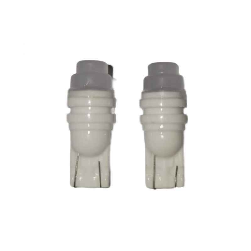 Set 2 becuri auto W5W/ T10 ceramic  alb rece
