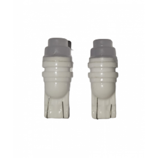 Set 2 becuri auto W5W/ T10 ceramic  alb rece