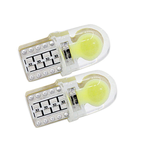 Set 2 becuri auto W5W/T10 -Cob siliconat CAN