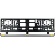 Set 2 bucati, suport numar inmatriculare argintiu MAN IV