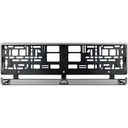 Set 2 bucati, suport numar inmatriculare argintiu MAN