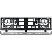 Set 2 bucati, suport numar inmatriculare argintiu Toyota Drive