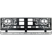 Set 2 bucati, suport numar inmatriculare argintiu VW Drive