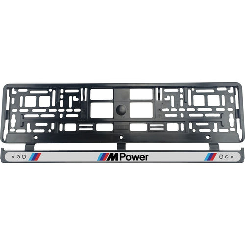 Комплект от 2 броя, стойка за регистрационен номер BMW MPower