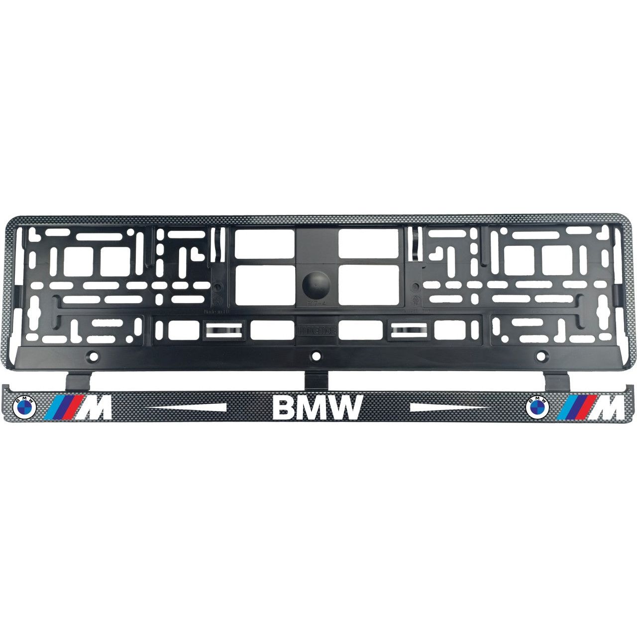 Комплект от 2 броя, стойка за регистрационен номер Carbon, BMW M///