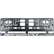 Set 2 bucati, suport numar inmatriculare Carbon, BMW Performance