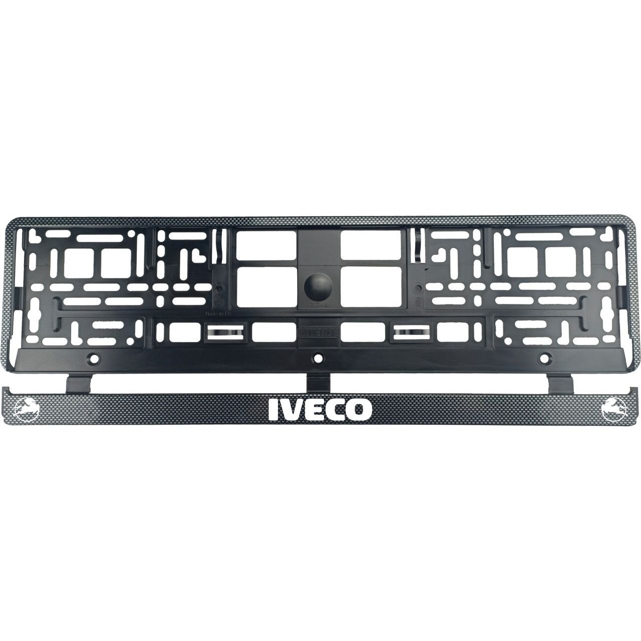 2 darabos készlet, Karbon rendszámtábla tartó, IVECO