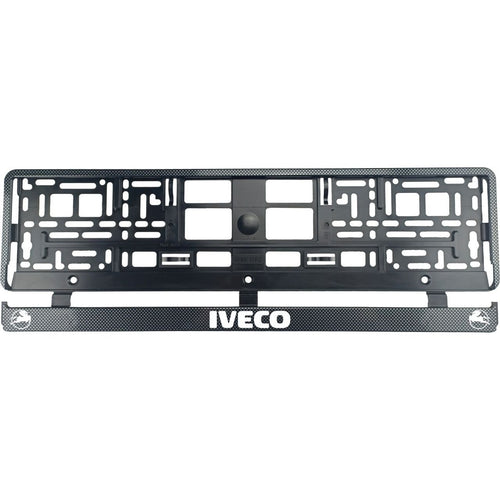 2 darabos készlet, Karbon rendszámtábla tartó, IVECO