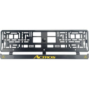 Set 2 bucati, suport numar inmatriculare Carbon, Mercedes Actros II