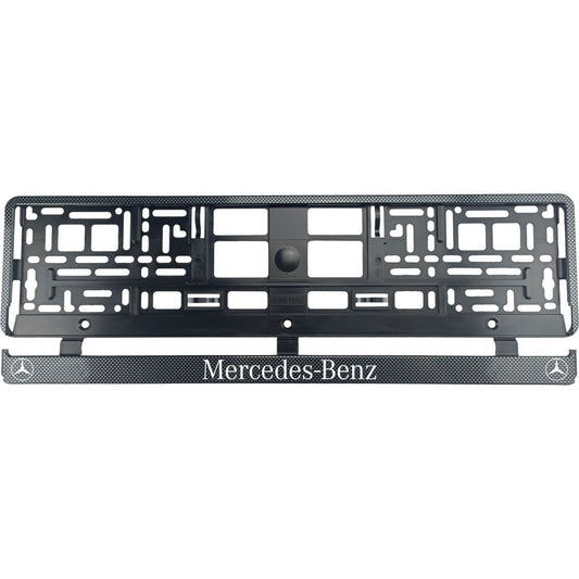 2 darabos készlet, Karbon rendszámtábla tartó, Mercedes-Benz