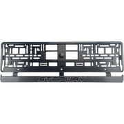 Set 2 bucati, suport numar inmatriculare Carbon, Stepway