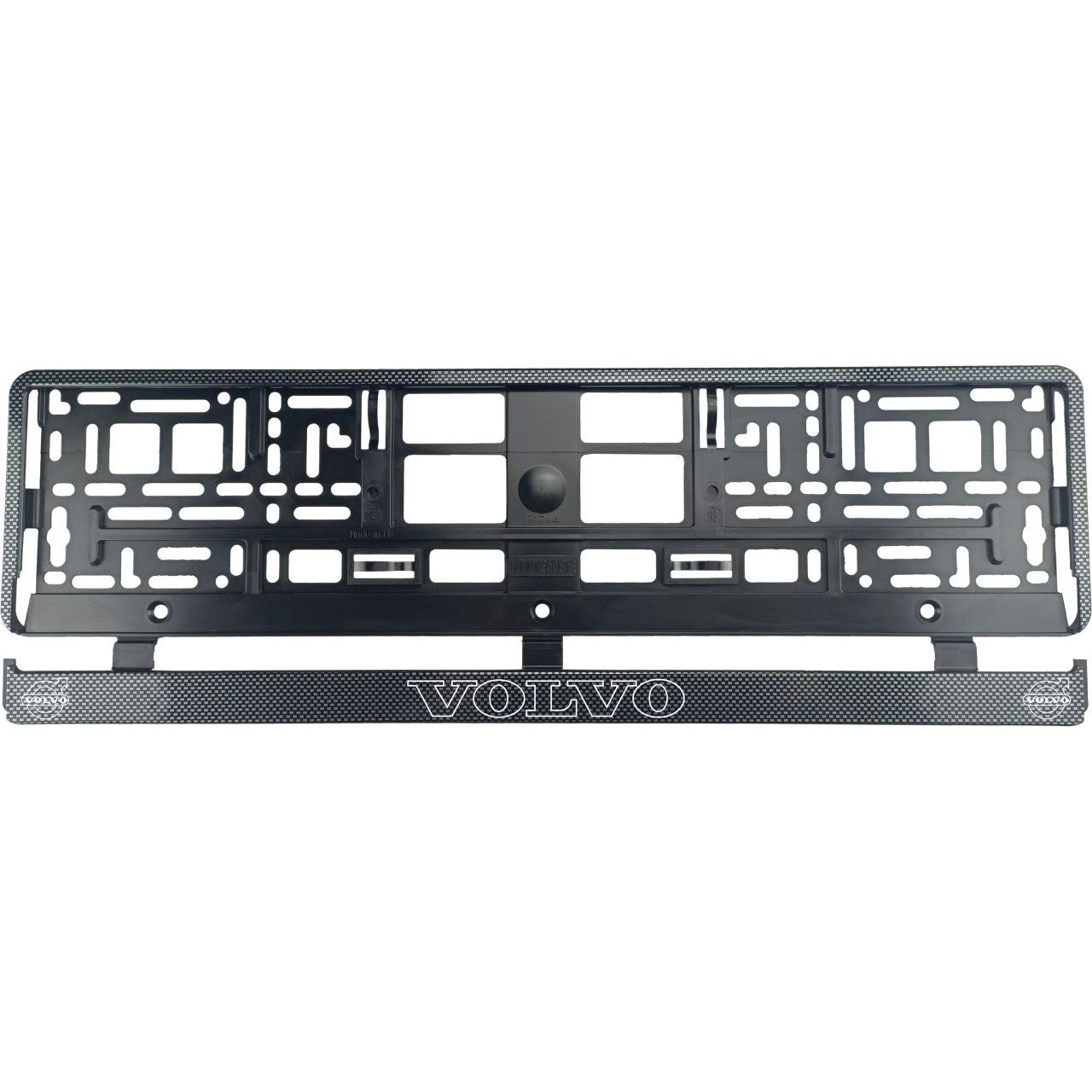 Set 2 bucati, suport numar inmatriculare carbon VOLVO IV