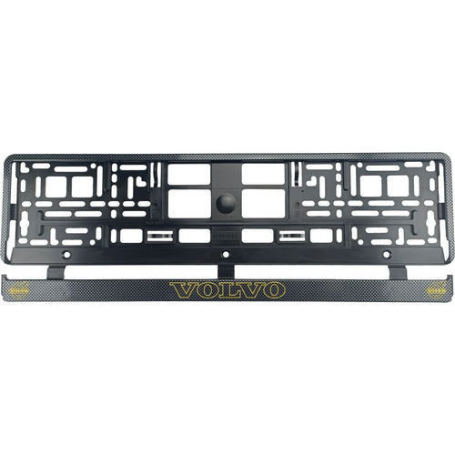 Set 2 bucati, suport numar inmatriculare carbon VOLVO V