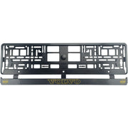 Set 2 bucati, suport numar inmatriculare carbon VOLVO V