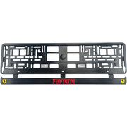 Set 2 bucati, suport numar inmatriculare Ferrari Red