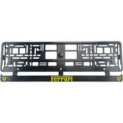 Set 2 bucati, suport numar inmatriculare Ferrari