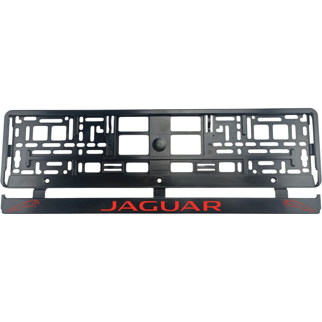Set 2 bucati, suport numar inmatriculare Jaguar III