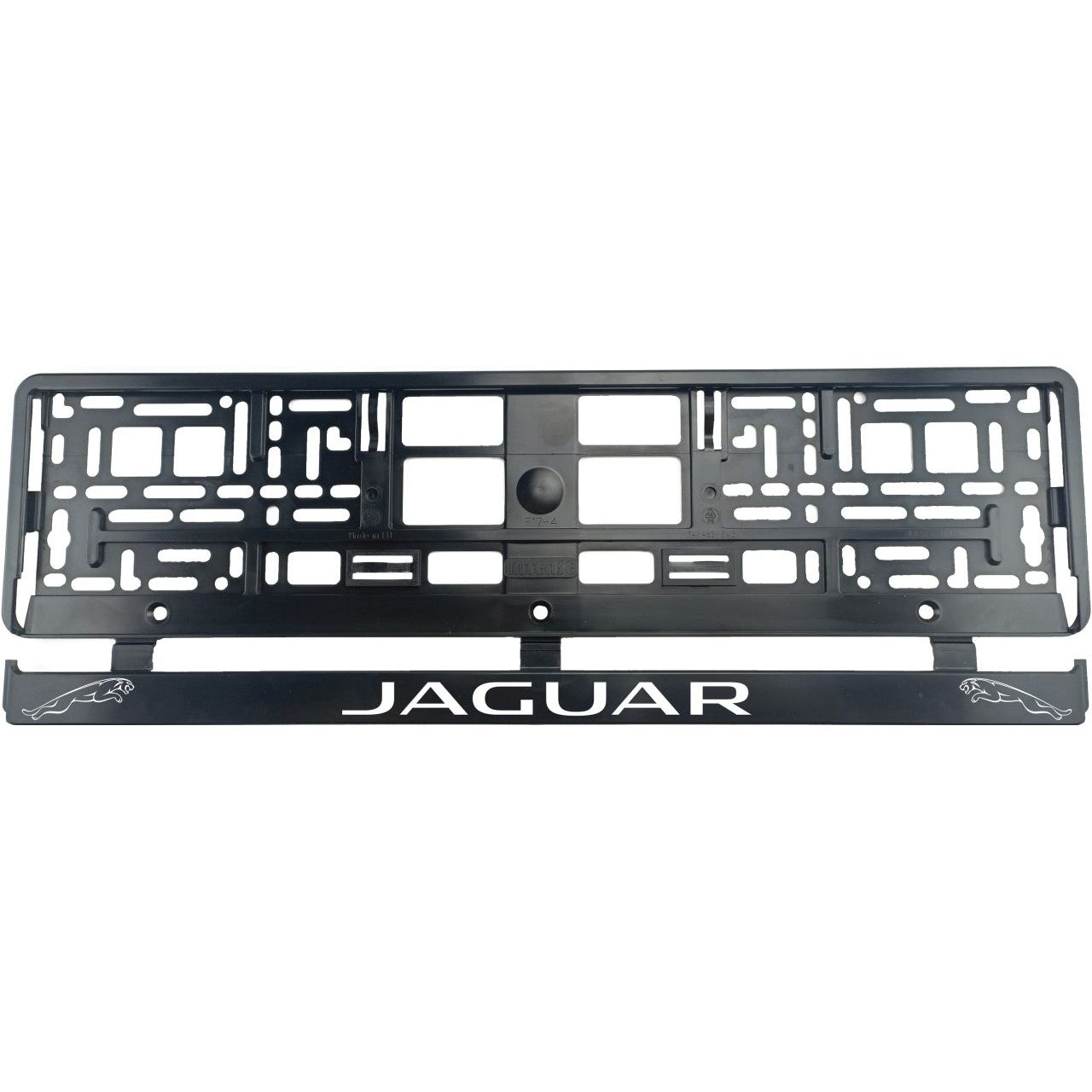 Set 2 bucati, suport numar inmatriculare Jaguar