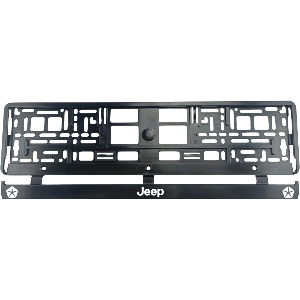 Set 2 bucati, suport numar inmatriculare Jeep III