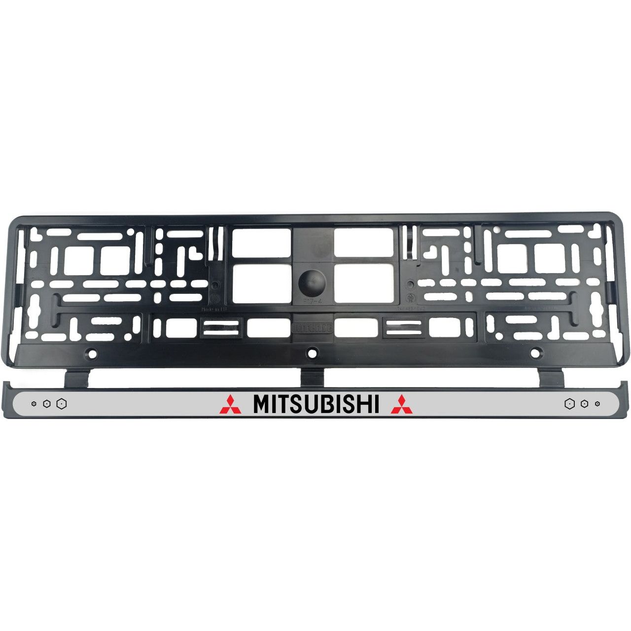 Set 2 bucati, suport numar inmatriculare Mitsubishi