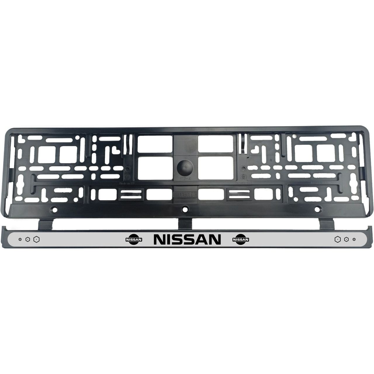 Set 2 bucati, suport numar inmatriculare Nissan