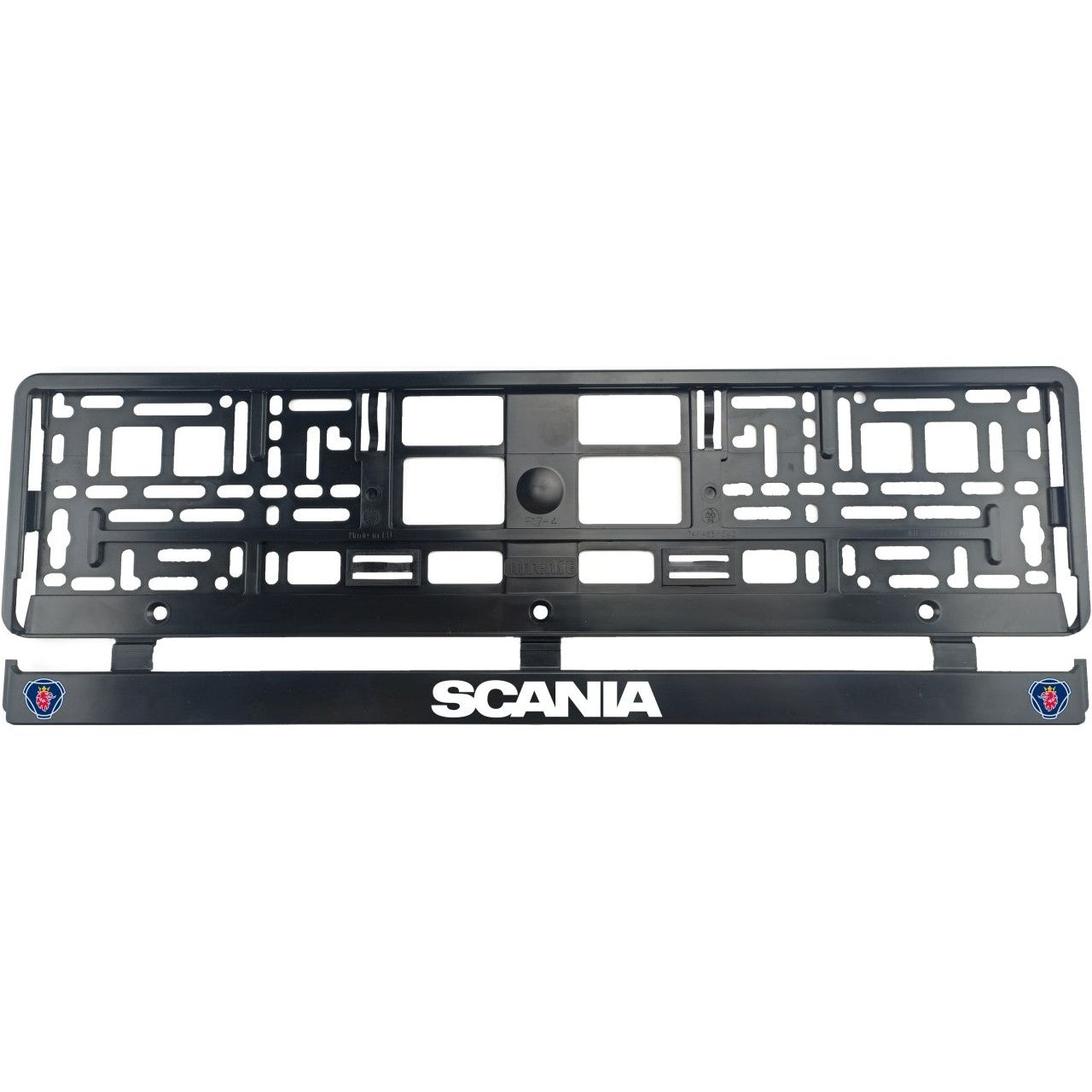 Set 2 bucati, suport numar inmatriculare, Scania